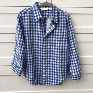 Janie and Jack Boys Size 4 Longsleeve Button Down Shirt